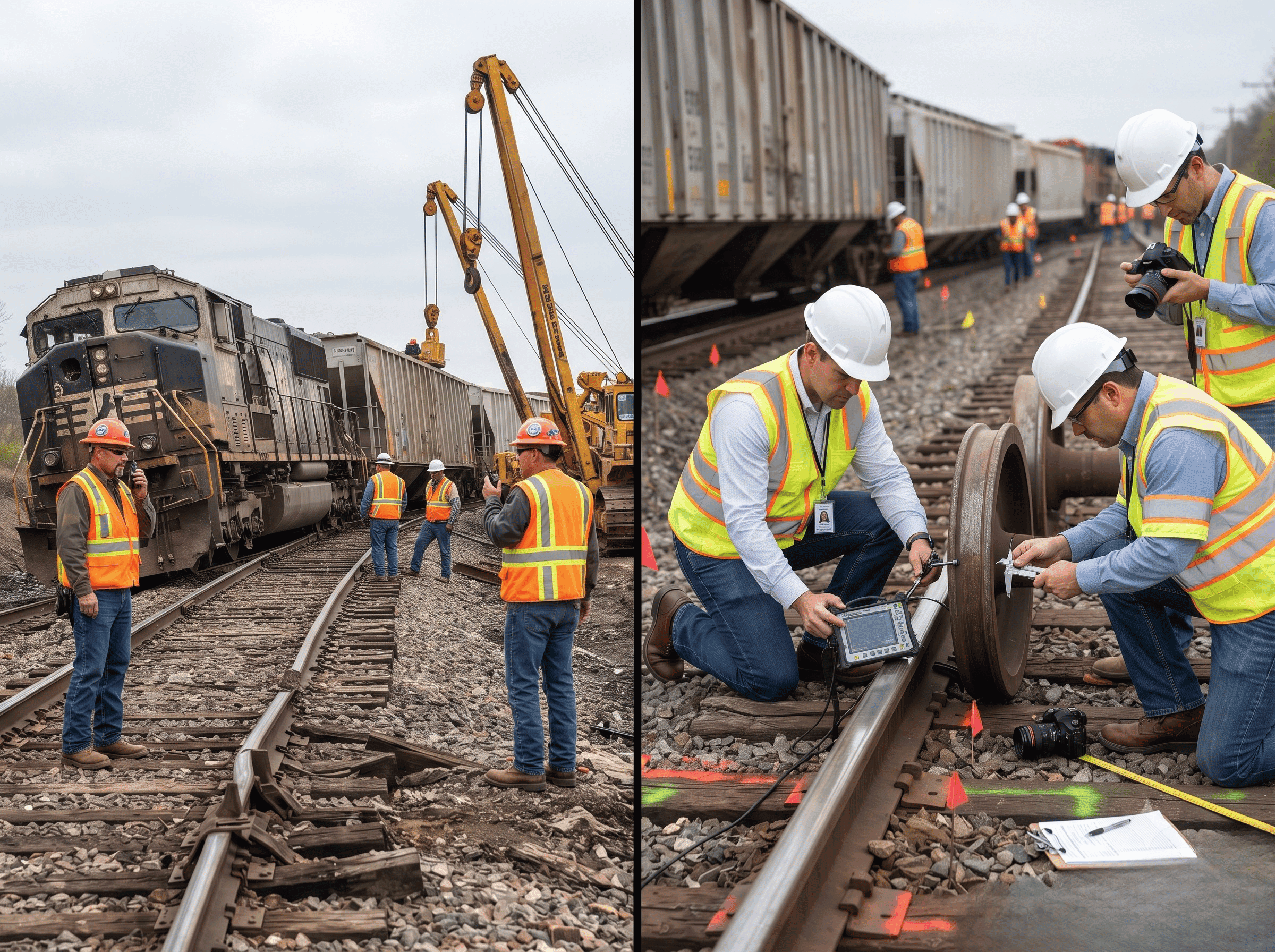 what happens after train derailment