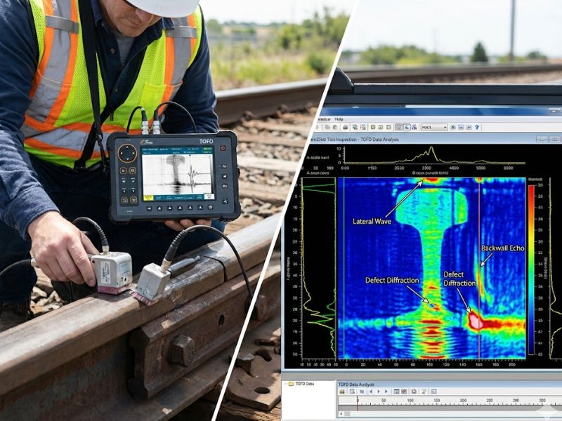TOFD Rail Inspection in Railway Industry