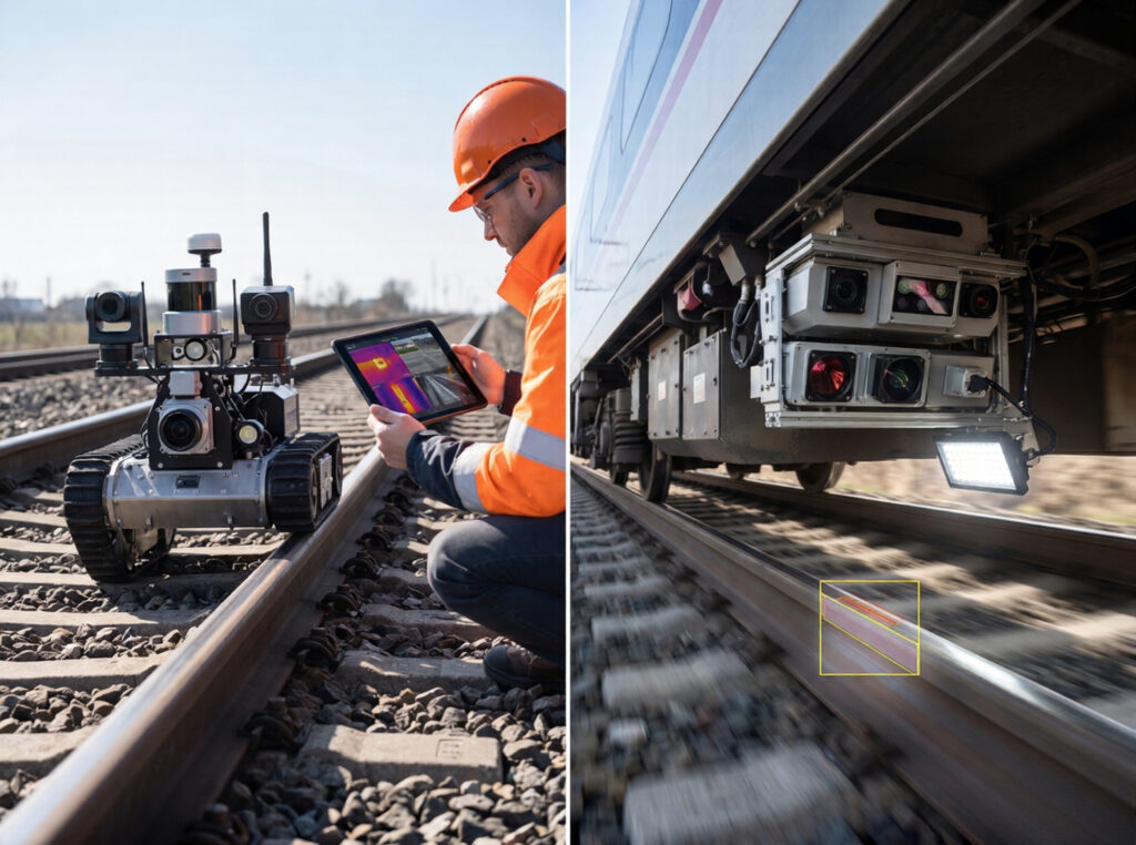 computer vision in railway track inspection
