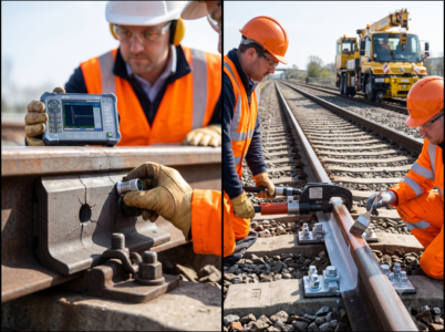 bolt hole cracks rail