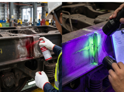 Liquid penetrant testing