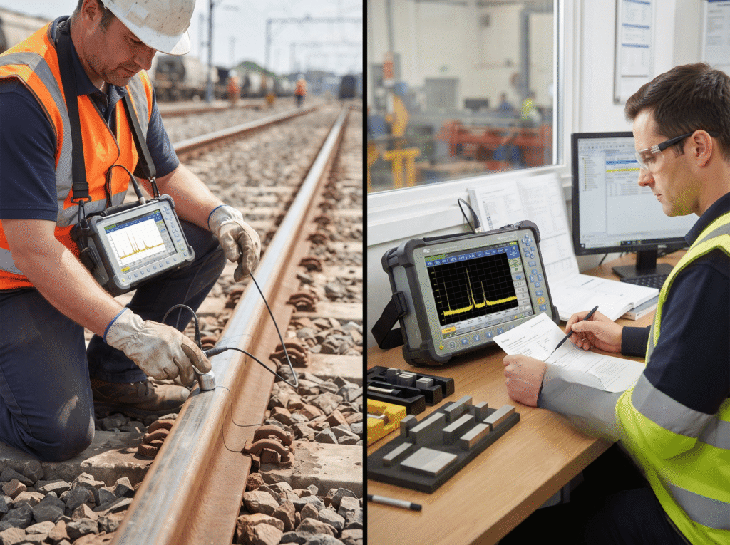 how to read flaw detector