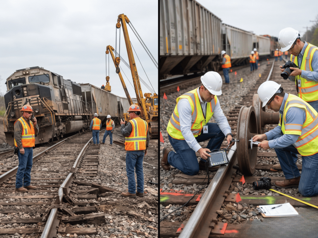 what happens after train derailment
